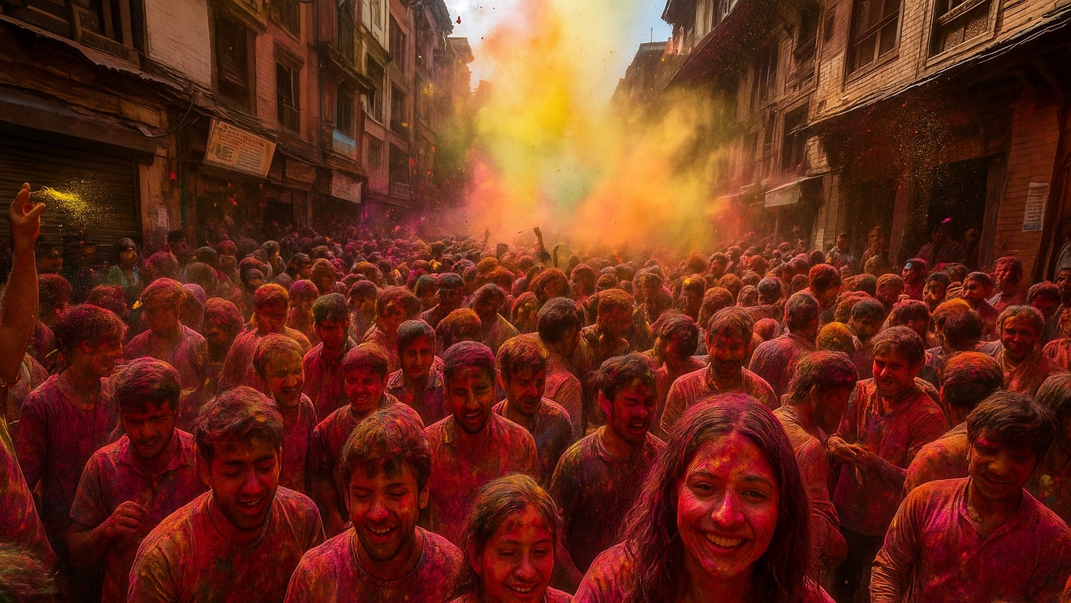 Holi Festivali & Özel Helikopter Uçuşlu Mardi Himal Trek Turu